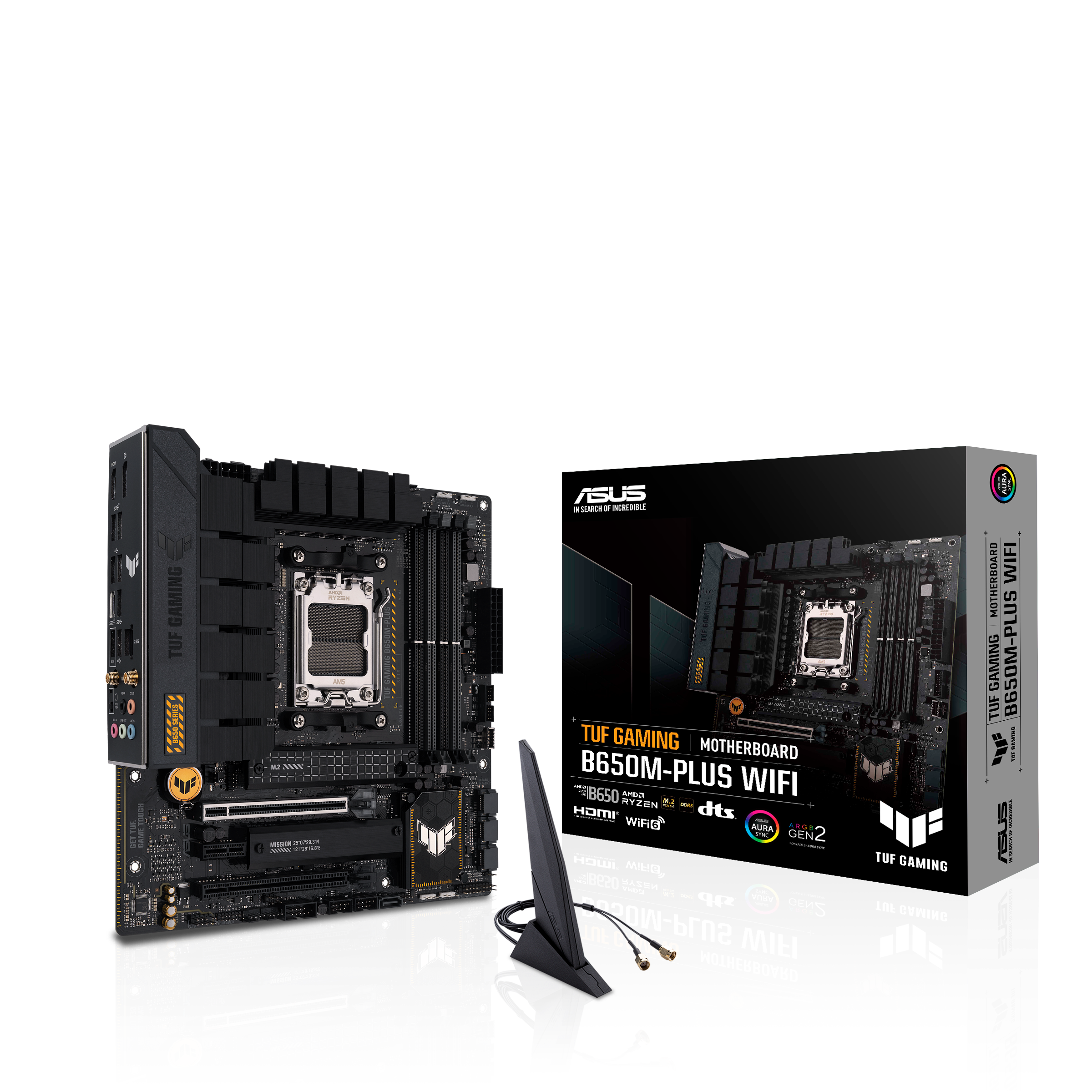 ASUS TUF GAMING B650M-PLUS WIFI AMD Ryzen AM5 DDR5 Motherboard ASUS TUF GAMING B650M-PLUS WIFI AMD Ryzen AM5 DDR5 Motherboard